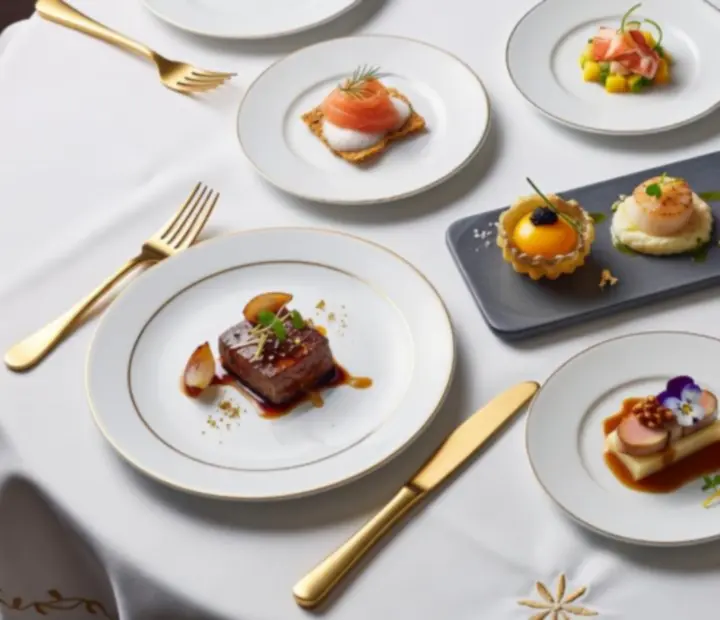 Gurmánské degustační menu v luxusní restauraci
